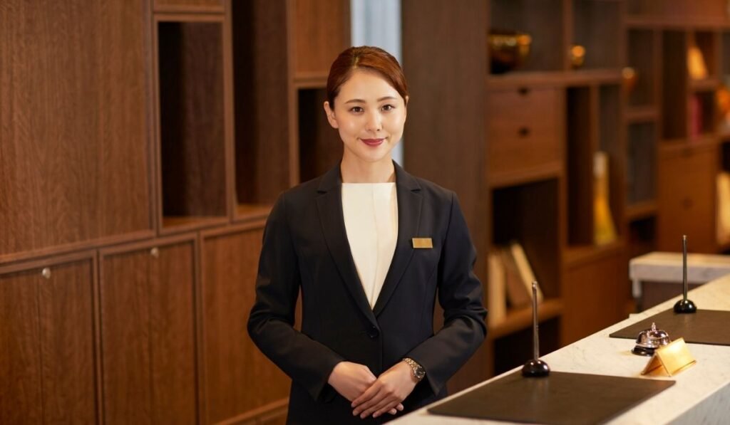receptionist uniform in dubai