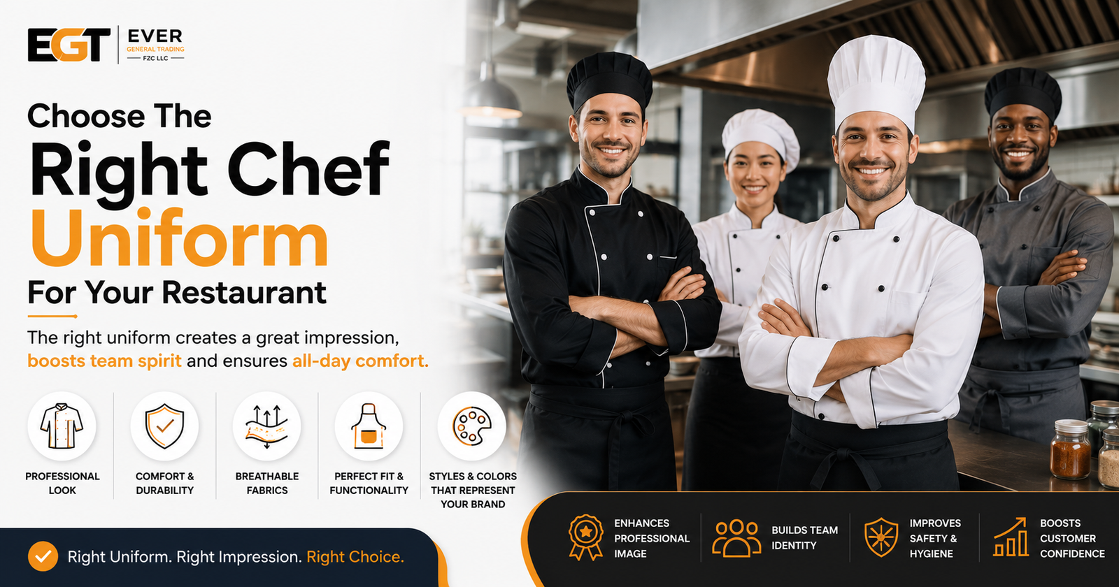 Choose The Right Chef Uniform For Your Restaurant
