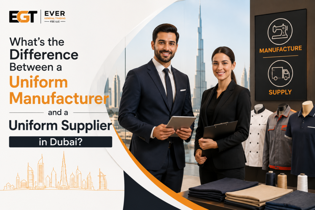 Uniform Manufacturer vs Supplier in Dubai: Key Differences