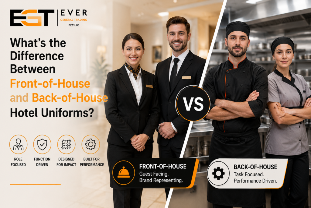 What's the Difference Between Front-of-House and Back-of-House Hotel Uniforms?